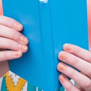 Jamberry New Bookworm Nail Wraps
